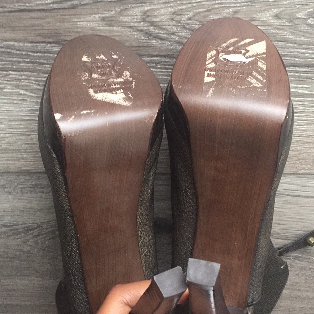 Stuart Weitzman Peep Toe Ankle Boots - Picture 6 of 6
